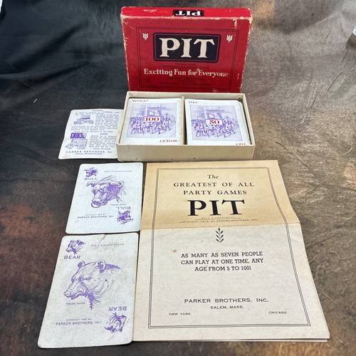 Vintage pit card game parker - pit,